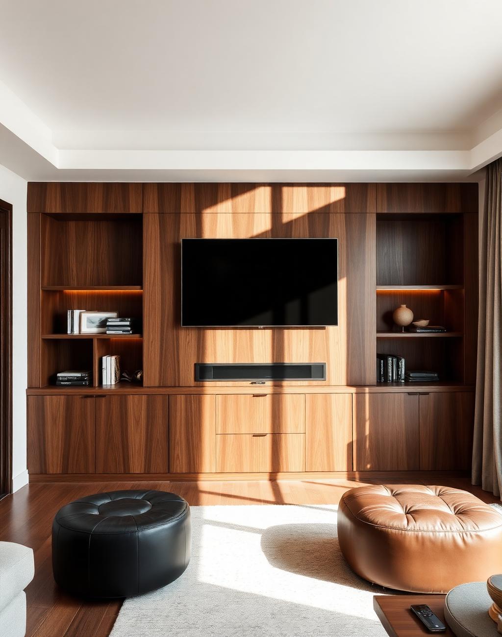 Painel de TV de piso a teto
